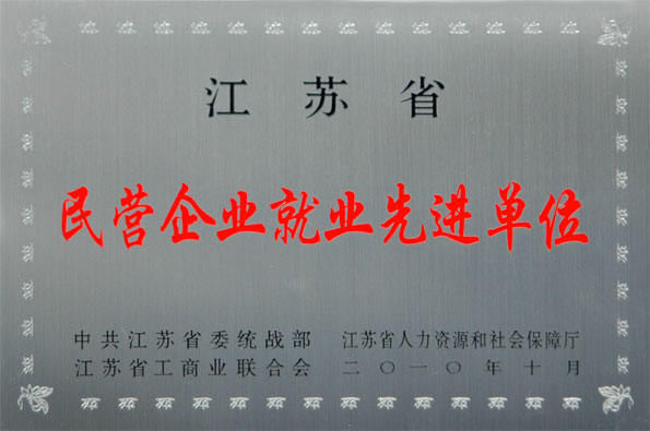 ag亚娱集团集团再次被评为江苏省“民营企业就业先进单位”与“民营企业纳税大户”