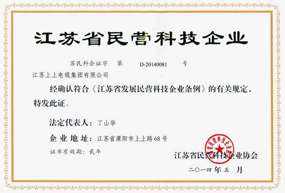 ag亚娱集团被评为“江苏省民营科技企业”